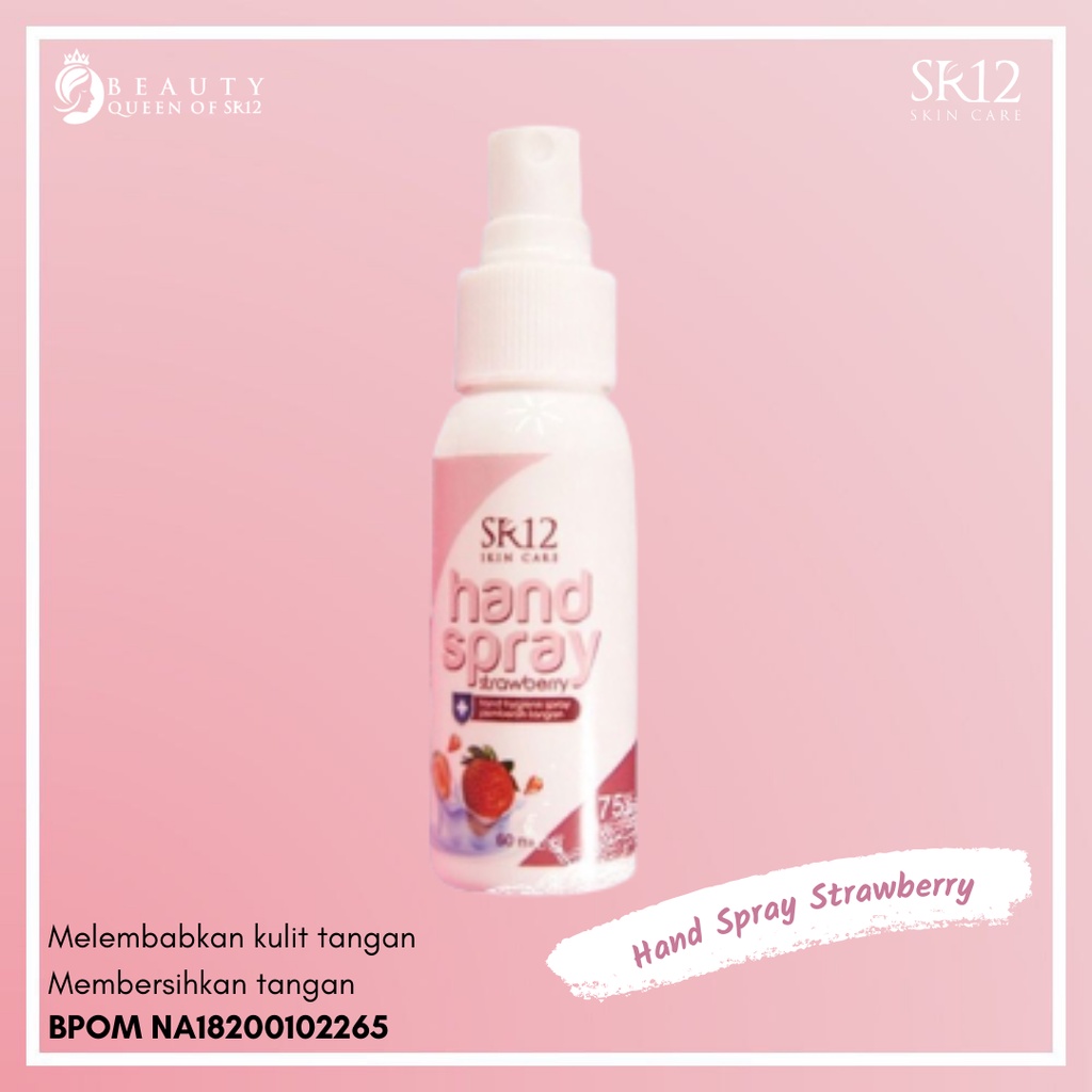 Hand Spray Strawberry Pembersih Tangan Hand Hygiene Spray Anti Bacterial Handsanitizer