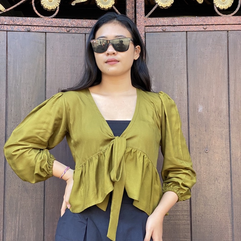 Wrap Top Rampel Pevita / Pevita Rampel Ready Stok