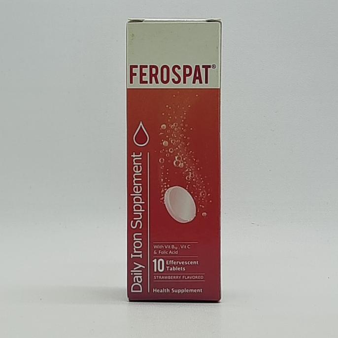 Ferosfat Effervescent 10Tab| Suplemen Zat Besi Asli Original Pyridam