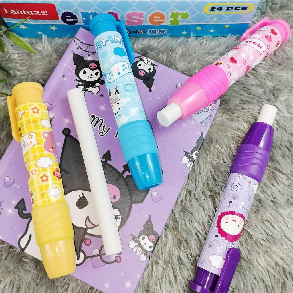 Penghapus Lucu model Cetek / Mekanik Eraser Fancy Lucu harga Termurah Alat Tulis Sekolah Anak kekinian Terlaris Kualitas Terbaik bisa Grosir dan COD