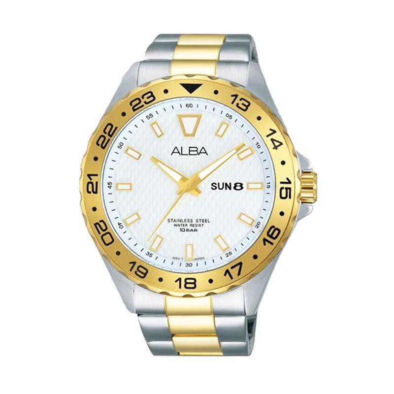 Alba AV3512X1 Two Tone Bracelet | Jam Tangan Pria AV3512