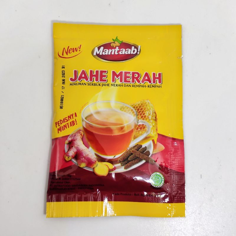 

JAHE MERAH MANTAB 10 SACHET @18gr.[Anda Belanja Anda Beramal]