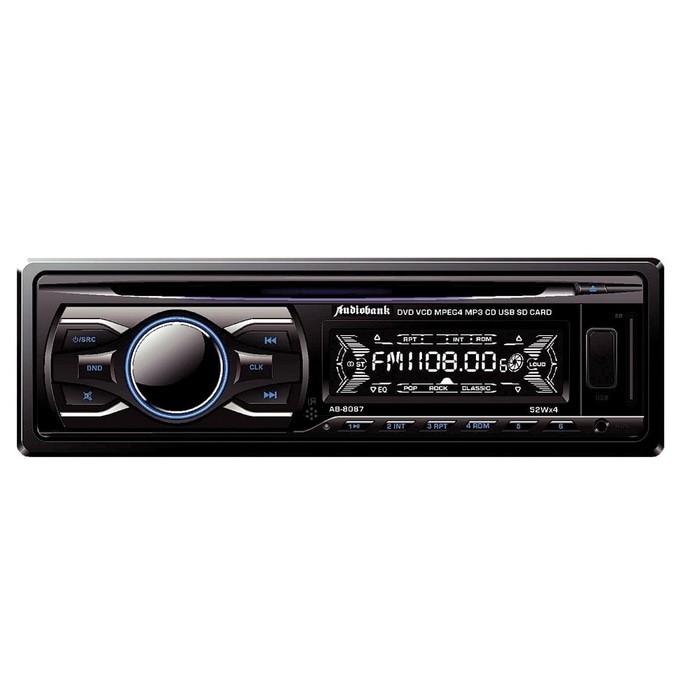 AUDIOBANK AB 8087 single din head unit player dvd