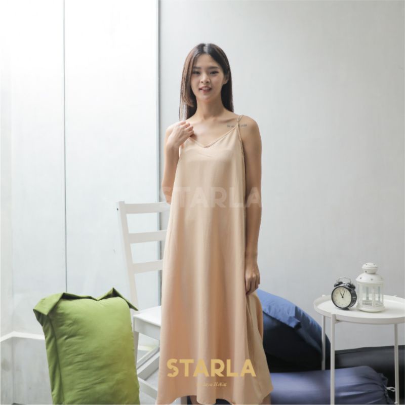 LINGERIE WANITA WOMEN LONG DRESS LINGERIE SEXY SATIN WANITA BAJU TIDUR SEXY DIANA STARLA