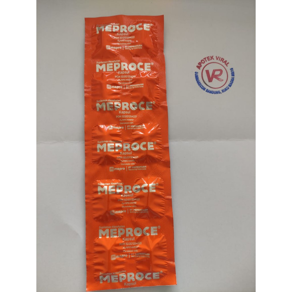 MEPROCE Suplemen Kesehatan (10 Kapsul).