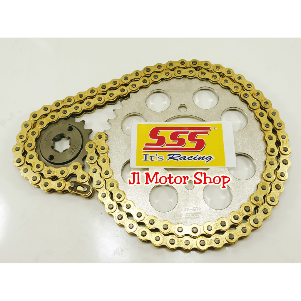 Gear set Gir set SSS 415 428 REQUEST BEDA MOTOR DEPAN BELAKANG