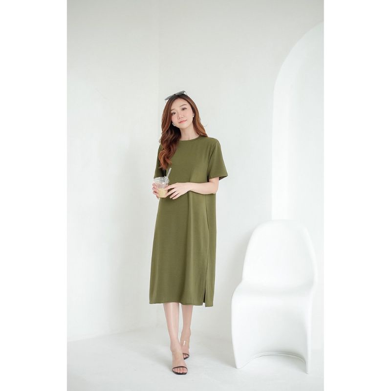 DRESS POLOS WANITA KEKINIAN AVAGE/DRESS/OVERSIZE/DRESS CASUAL