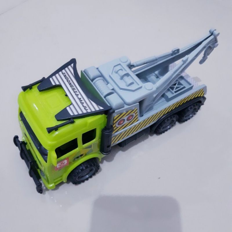 Mainan Truk Derek - Miniatur Mobil Truck Towing Anak Laki Cowok