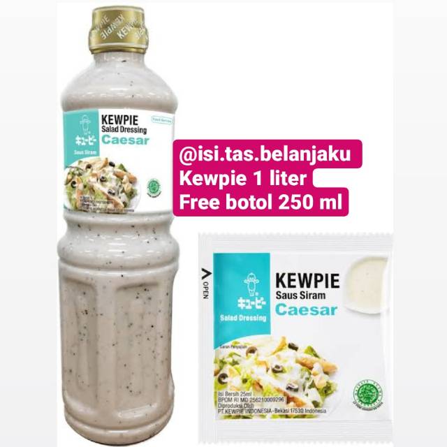 

Kewpie caesar salad dressing / bumbu instan / bumbu salad / kewpie mayo ori / saus sesar