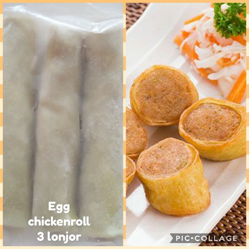 

Egg roll nuget bento
