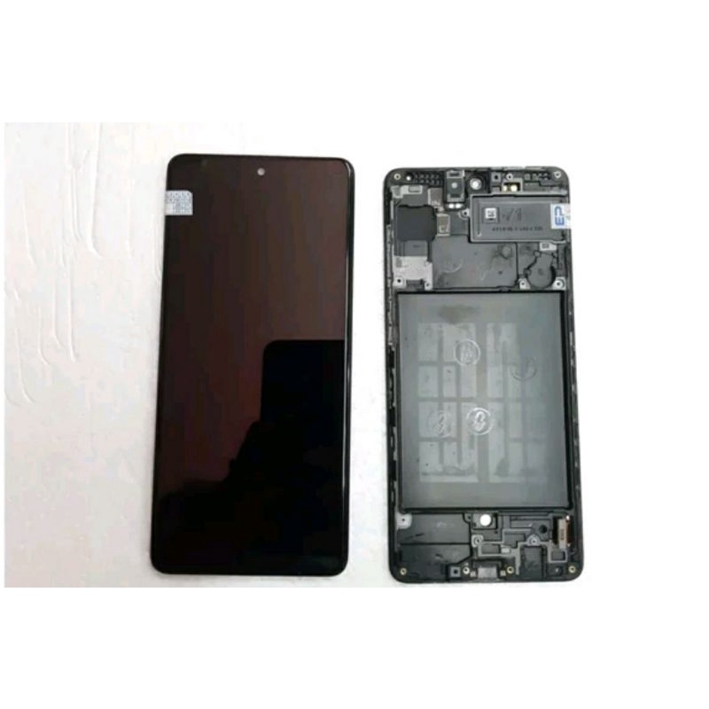 Lcd Plus Frame Samsung A71 2020 A715 Bisa Fingerprint Amoled