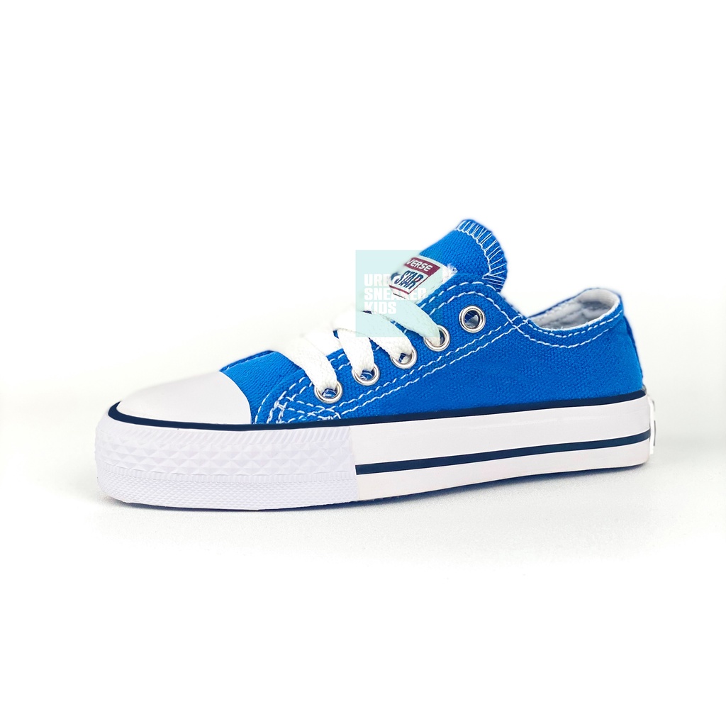 SEPATU ANAK CONVERSE ALL STAR LOW BLUE 18-35 SEPATU ANAK USIA 1-10 TAHUN - URBAN SNEAKER KIDS