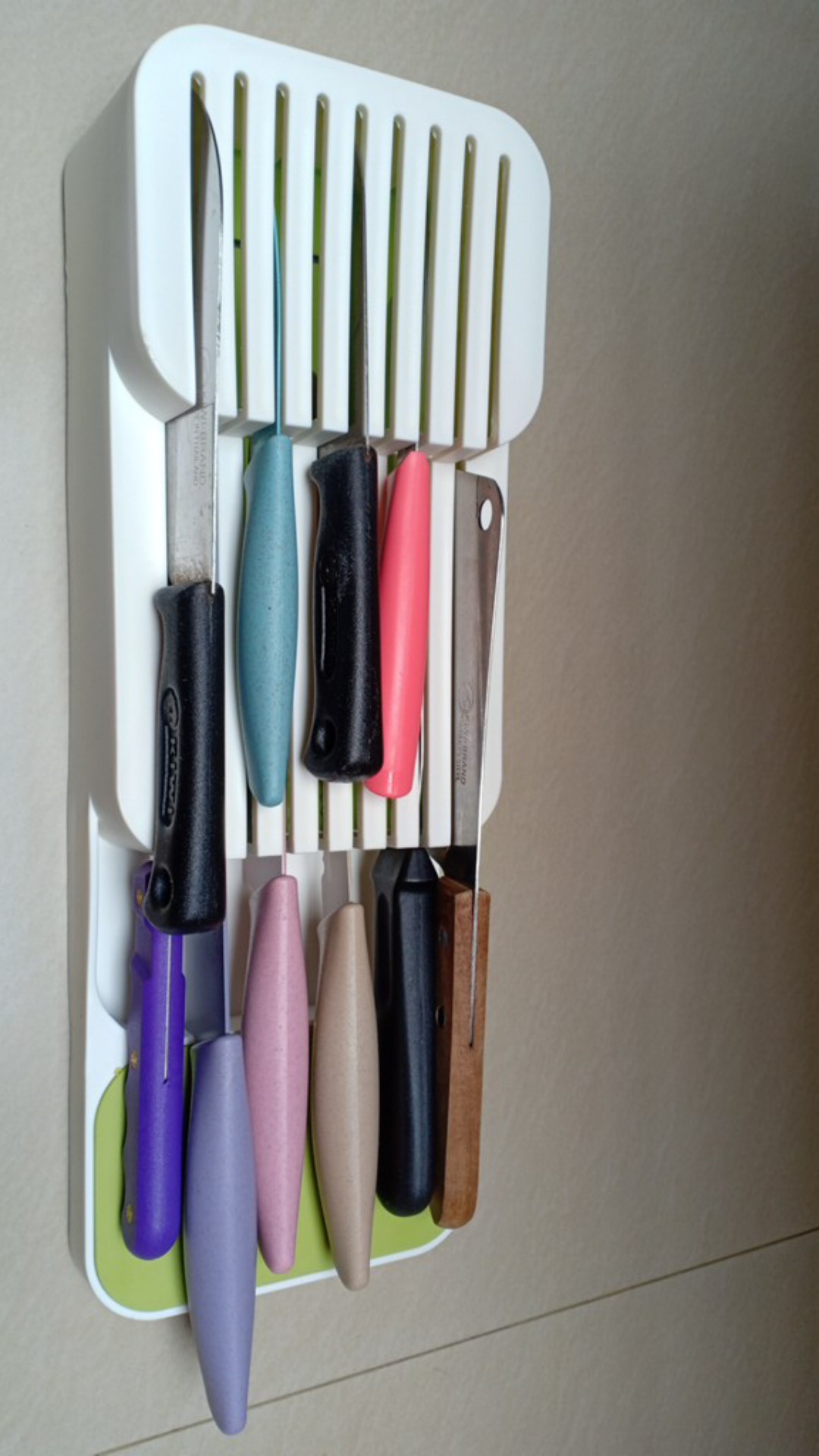 Holder Storage Box Organizer Pisau Alat Makan Untuk Laci Dapur