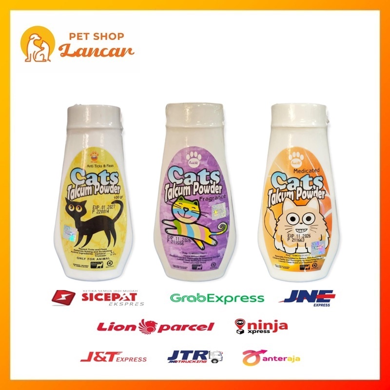 Bedak Kucing Talcum - Hewan Peliharaan