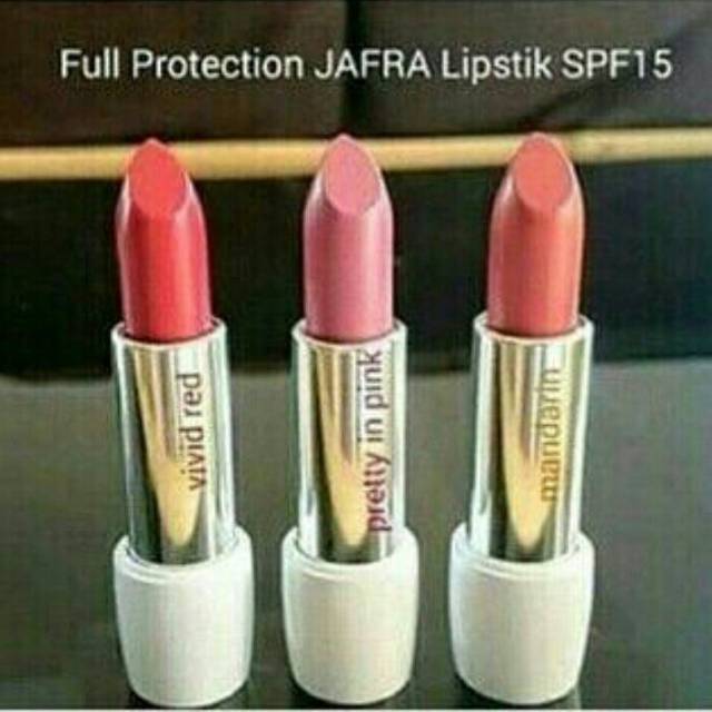 Jafra Full Protection Lipstick Spf 15 Shopee Indonesia Lipstik jafra pretty in pink