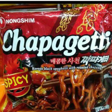 

nongshim spicy chapagetti korea ramen pedas