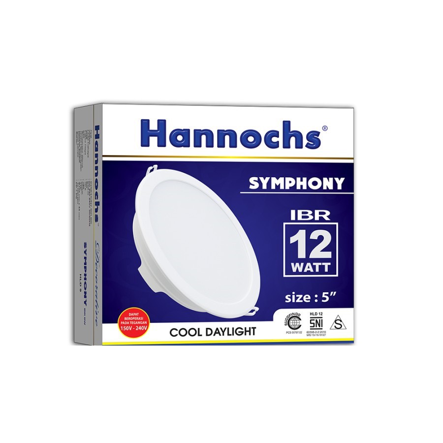 Hannochs Downlight LED Symphony 12 watt CDL - Putih