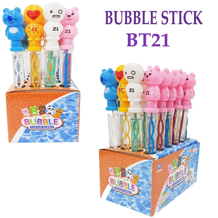 (BISA COD) Mainan Bubble / Bubble Sabun Stick Karakter Cartoon Tongkat Gelembung Busa Sabun Outdoor TERMURAH!!