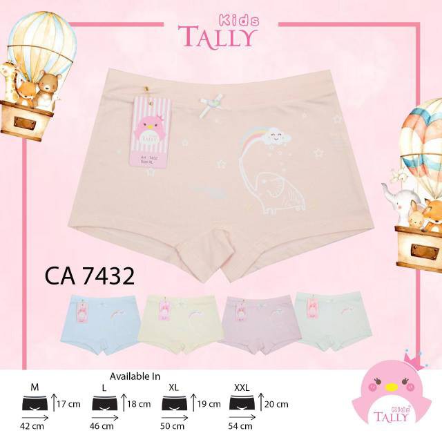 ❤ MIMI ❤ TALLY CD Anak Cewek Celana Dalam Anak Model Segitiga Boxer 7327 7385 7429 7432 7431 7433