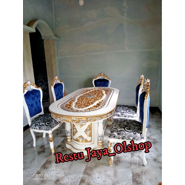 KURSI MAKAN MEJA MAKAN MEJA MEWAH KURSI MEWAH GANESHA JEPARA