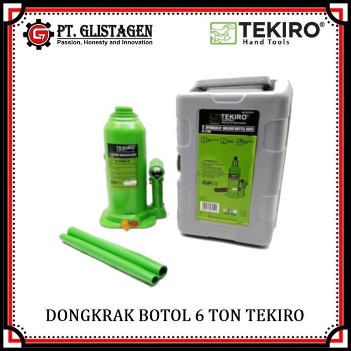 Dongkrak Botol 6 Ton Hydraulic Bottle Jack Dongkrak Mobil Tekiro 6 Ton