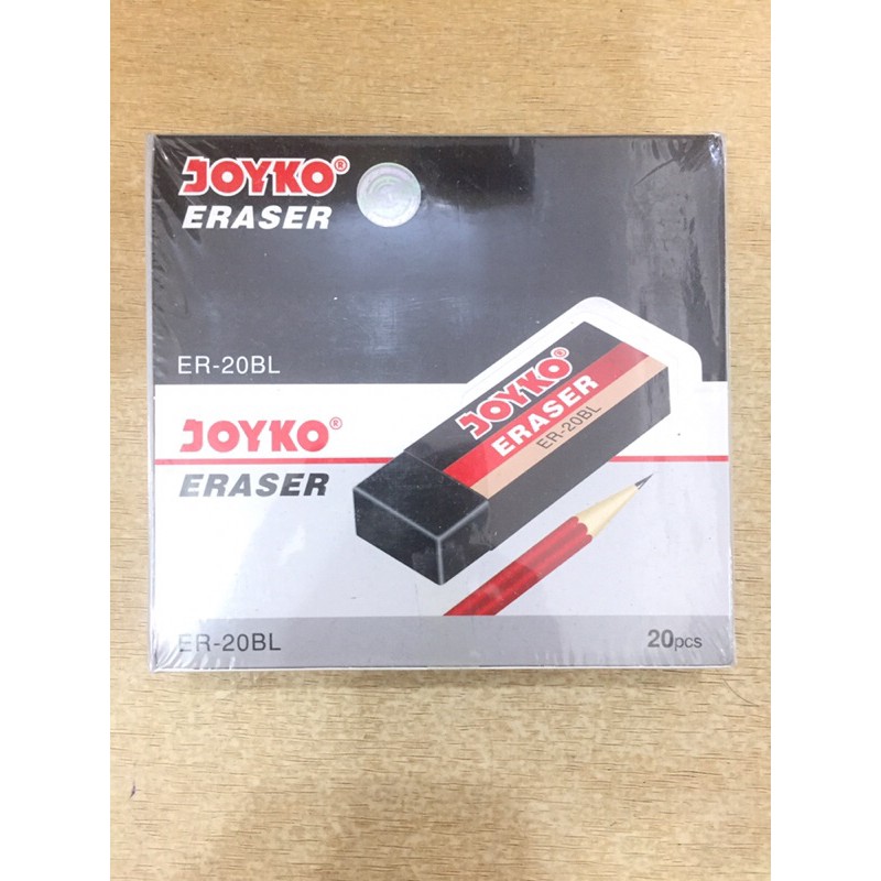 

Penghapus pinsil/eraser pencils JOYKO hitam( (isi 20pc)