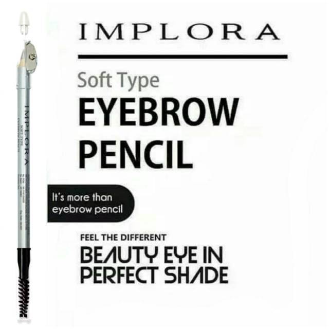 PENCIL ALIS IMPLORA SILVER SIKAT SERUT (eceran)