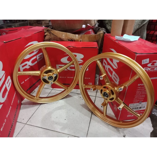 Velg racing RCB fu satria fu set depan belakang ready