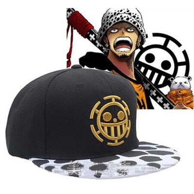 Topi Baseball Motif Bordir Anime One Piece Bahan Katun 100% Untuk Unisex