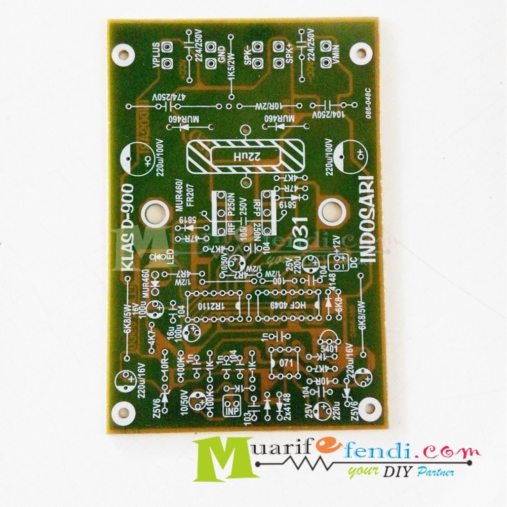 PCB Power Amplifier Class D D900 V.2 INDOSARI 031