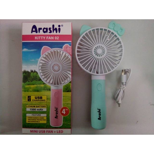 Kipas angin portable arashi kitty fan