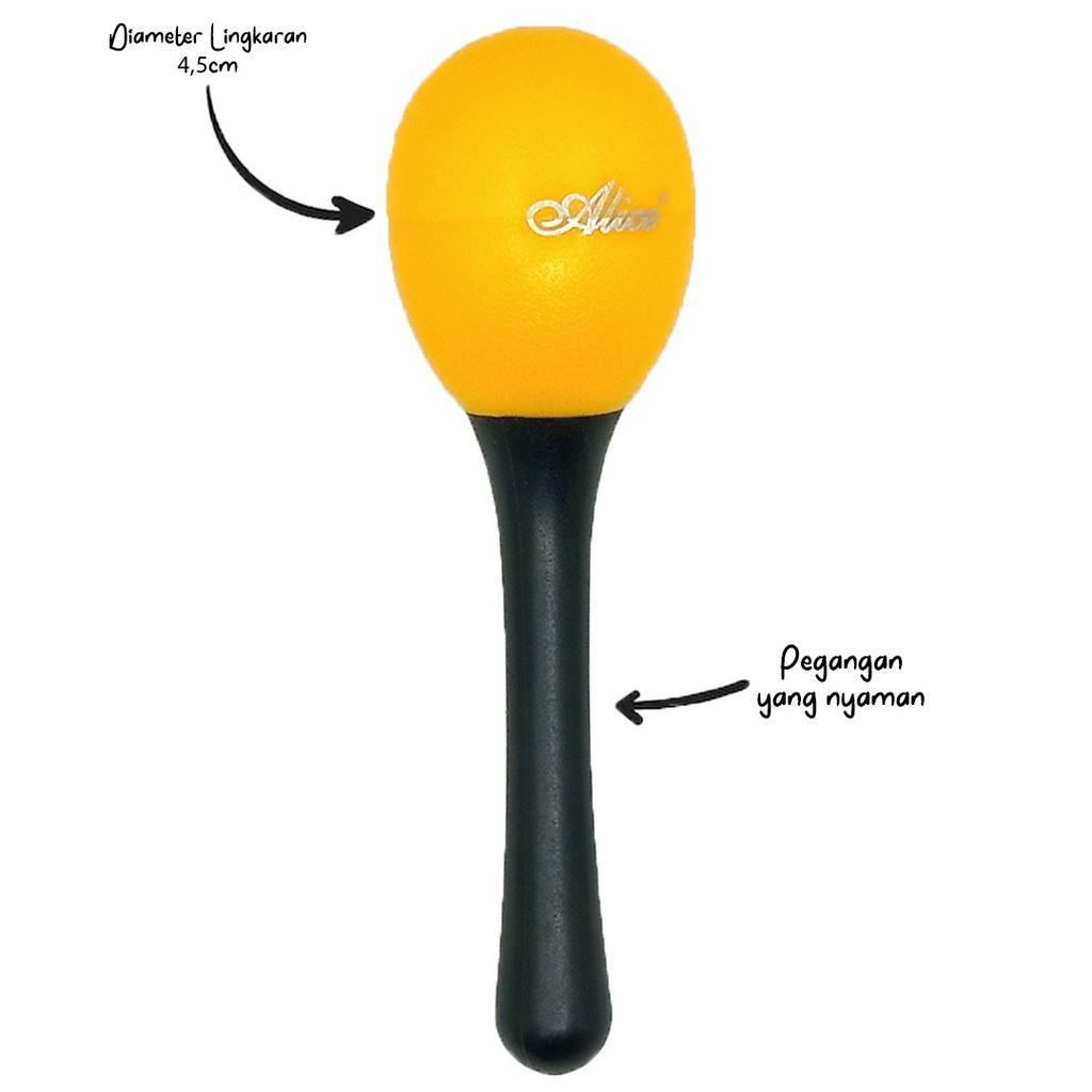 Alice A042SE Sound Eggs With Handle Alat Musik Perkusi Marakas