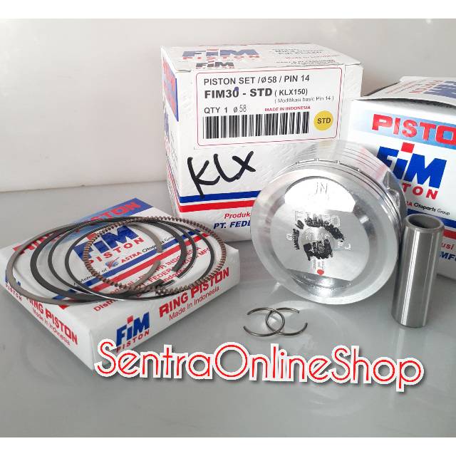 Piston Seher Kit KLX 150 Oversize Standar FIM