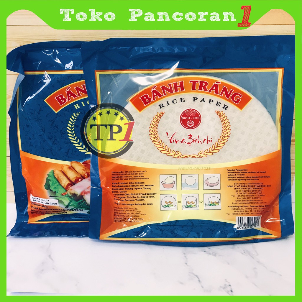 Kulit Lumpia Vietnam Rice Paper Termurah 250G Original Packing