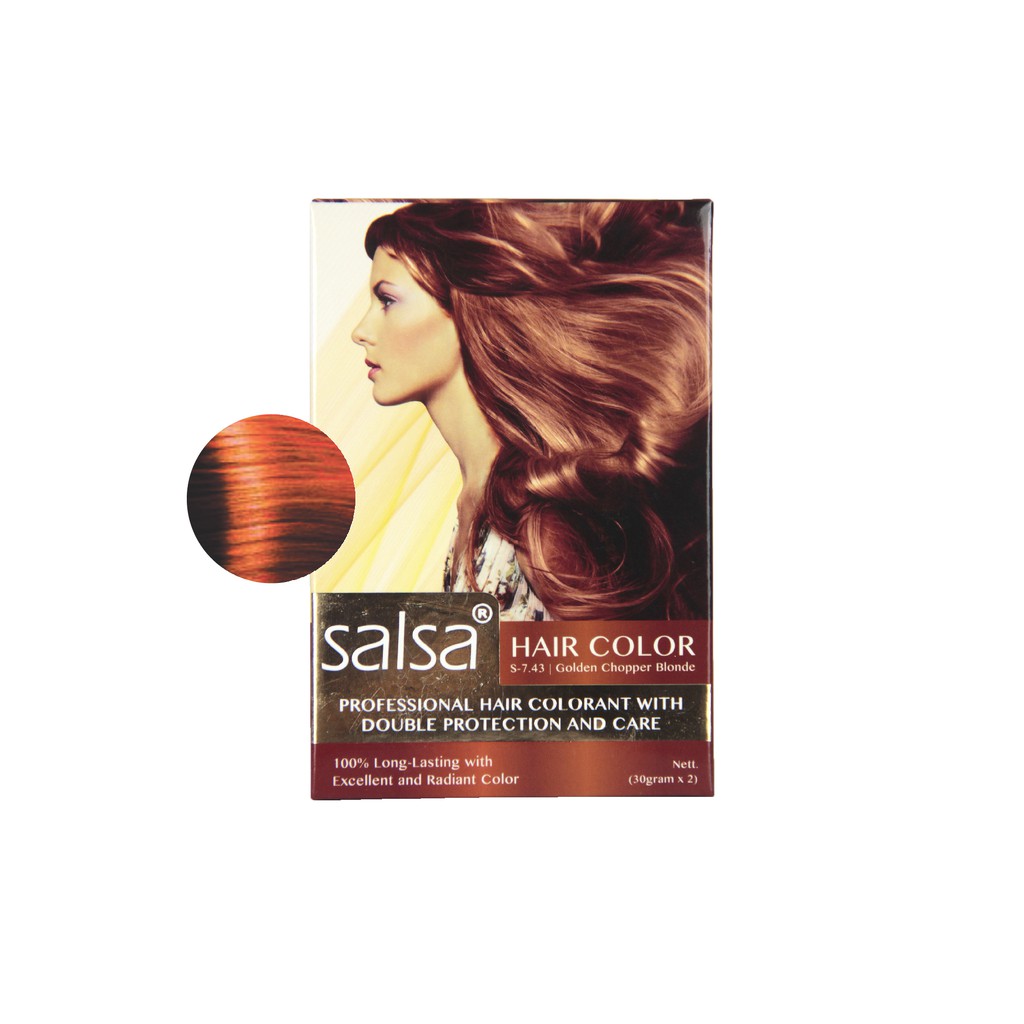 

SALSA Hair Color (S-7.43 GOLDEN COPPER BLONDE)