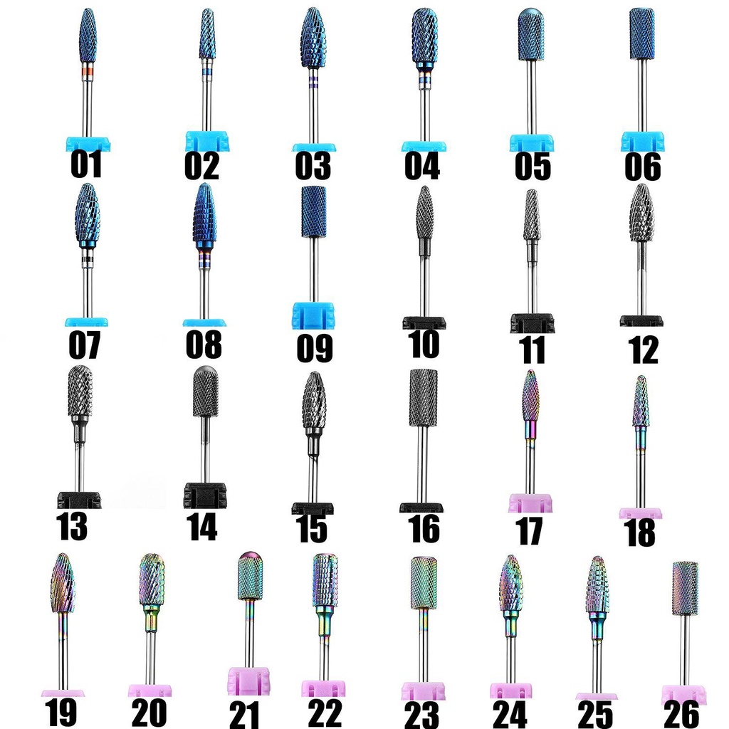 Wonder Nail Drill Bits Hot Sale Pedicure Kikir Kuku Untuk Pemotong Milling