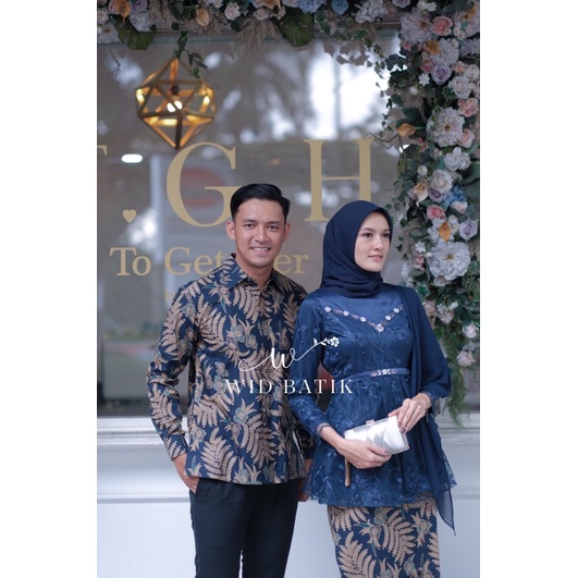 WIDBATIK - Set Couple Alyra Navy-6
