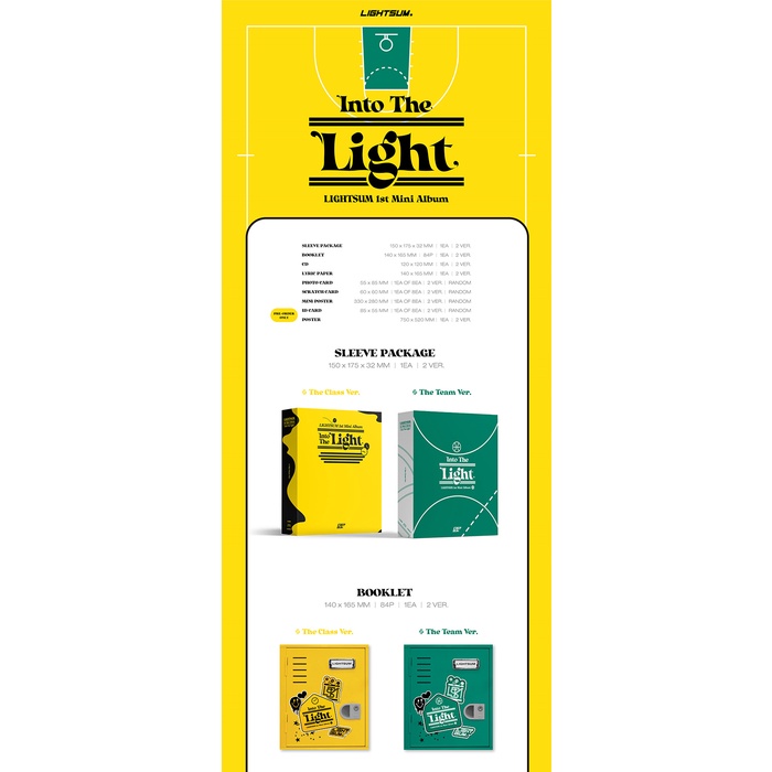 LIGHTSUM - 1st Mini Album Into The Light