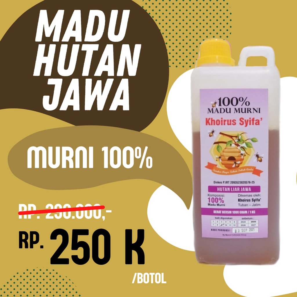 

Sumber Nutrisi Madu 1 Liter Madu Hutan Liar Jawa Madu 1 LiterSPECIAL!!!Madu 1 LiterHerbal Istana