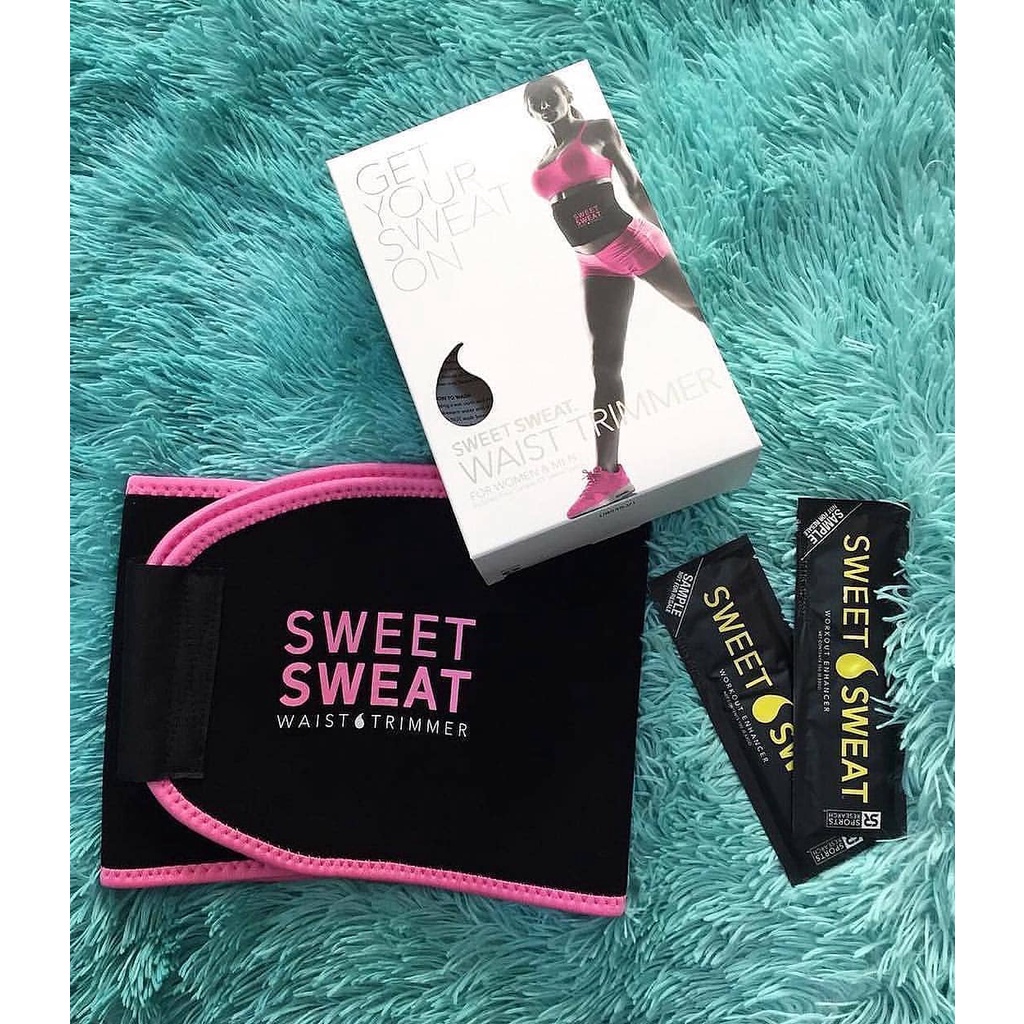 Pelangsing Perut Buncit SWEET SWEAT BELT SLIM WAIST Sabuk Neotex Korset Pelangsing Pengecil Perut Buncit Pria Wanita