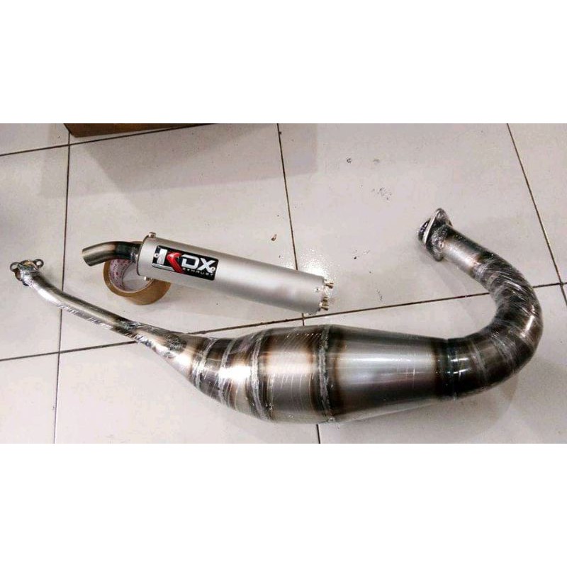 Knalpot galvanis Ninja R perut 42