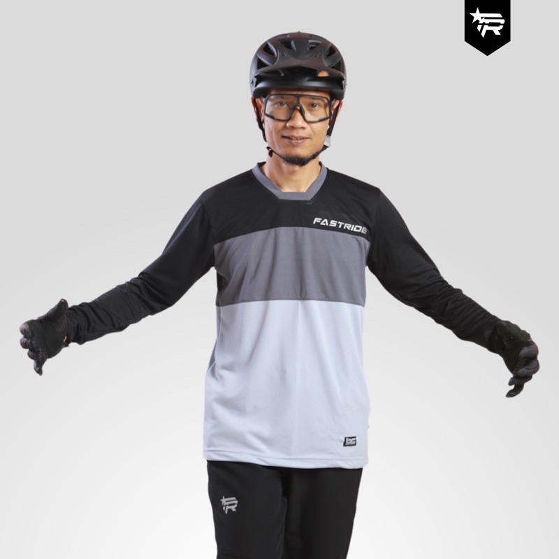 Jersey Sepeda Mtb baju gowes kaos jersey sepeda roadbike pria wanita lengan panjang