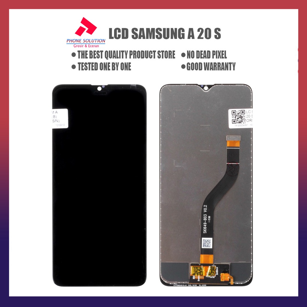 LCD Samsung A20S Original 100% Fullset Touchscreen // Supplier LCD Samsung - Garansi 1 Bulan