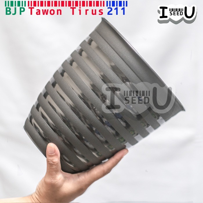 Pot Bunga Tawon Tirus/Pirus Ori 211 Hitam (BJP)