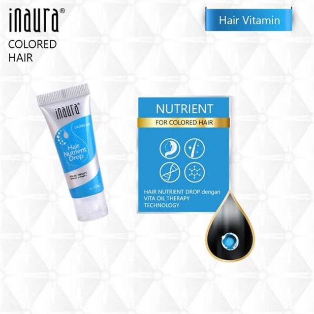 INAURA Hair Nutrient Drop Vitamin Rambut Rusak Diwarnai