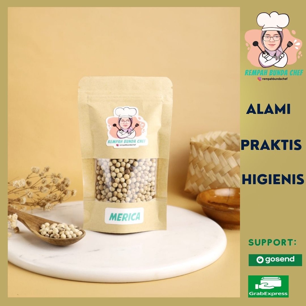 

Rempah Bumbu Dapur Bahan Masakan Merica 50 Gram