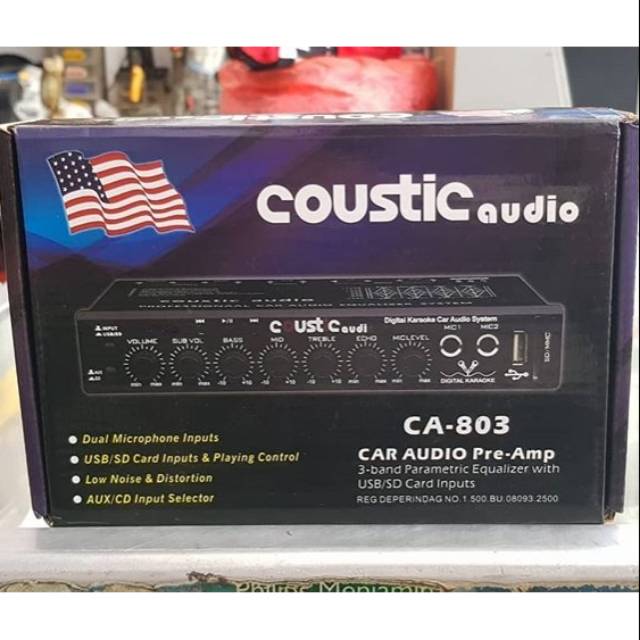 Coustic audio CA-803 Parametric USB MP3