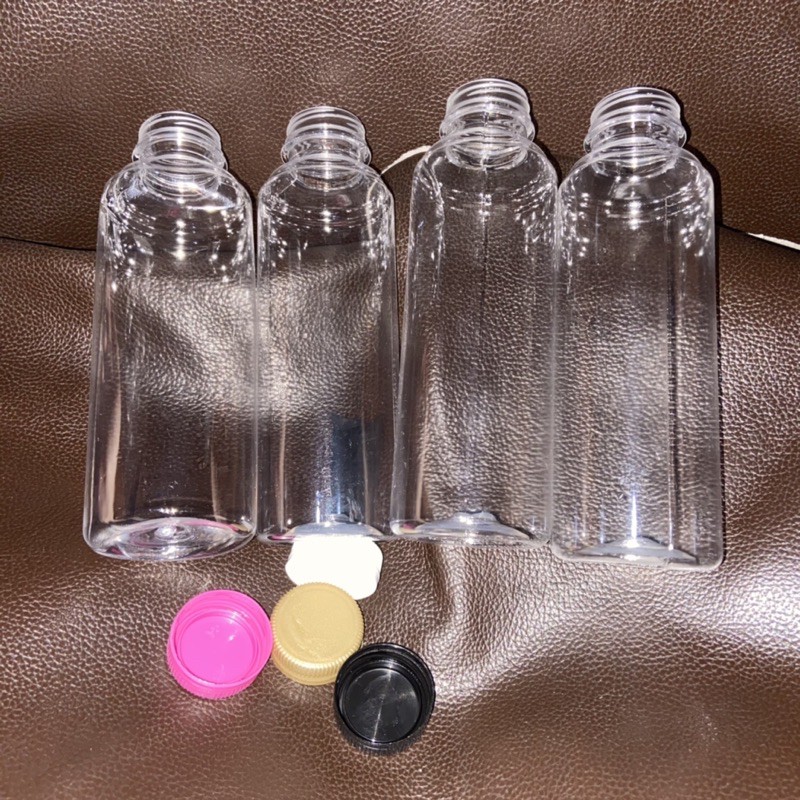 BOTOL 250ml bening plastik 0.25 liter l kosong ecer murah tie dye kemasan bottle hd clear Malang