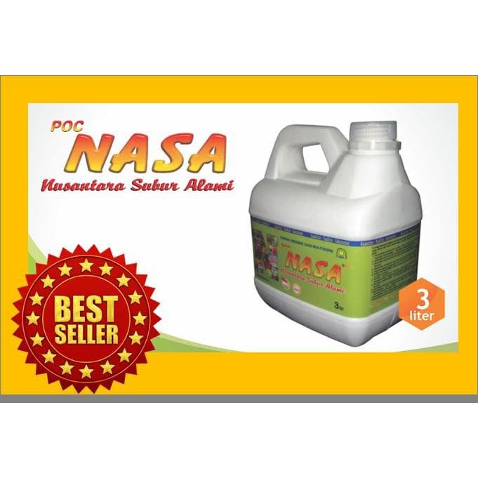 TERMURAH - POC NASA 3 LITER-NSB NASA 3LITER - PUPUK ORGANIK NASA - PUPUK ORIGINAL - NSB NASA 3 LITER