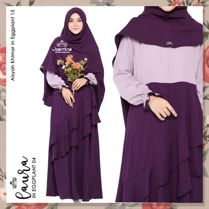 Gamis Syari Gamis syari branded Laura dress by Jasmine Murah